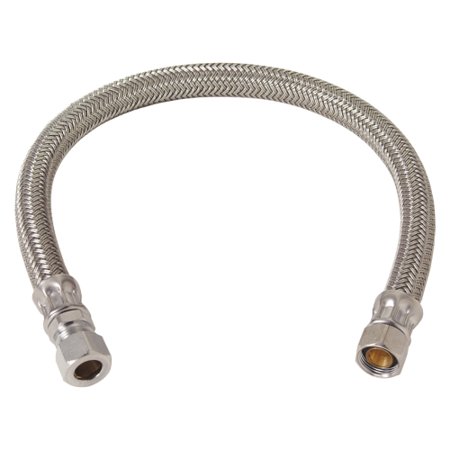 12 Braided Hose Extension 3/8 Comp x 3/8 OD Comp 