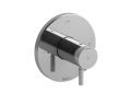 Riobel TRUTM23C Riu 1/2" Thermostatic & Pressure Balance Trim with 3 Functions (Shared) - Chrome